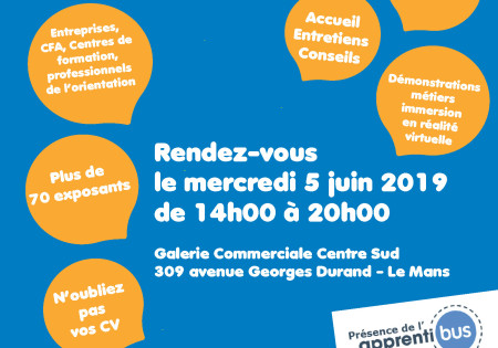 Cénotis présent au forum pour l'emploi le 5 juin 2019