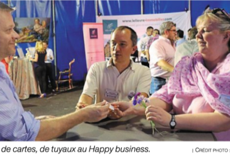 Rencontre avec des chefs d'entreprise pour Cénotis lors de l'Happy Business