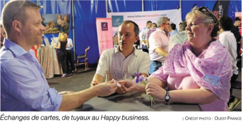Rencontre avec des chefs d'entreprise pour Cénotis lors de l'Happy Business