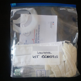 Sachet anti-COVID pour chaque salarié de Cénotis